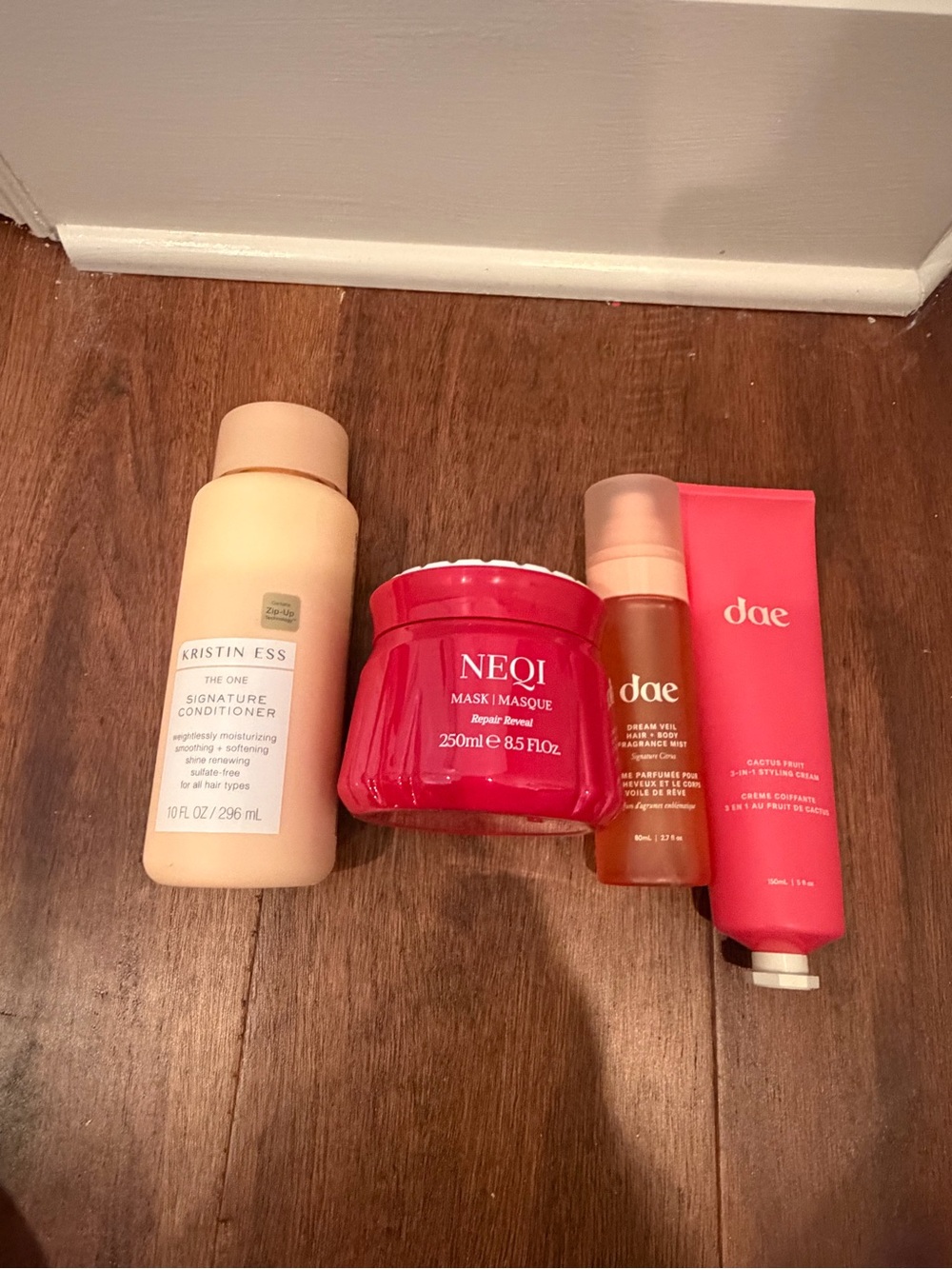 Mixed beauty products